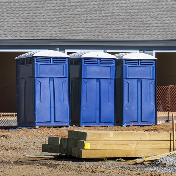 are there any restrictions on where i can place the portable toilets during my rental period in La Minita